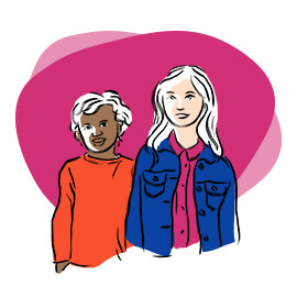 Représentation de deux enfants