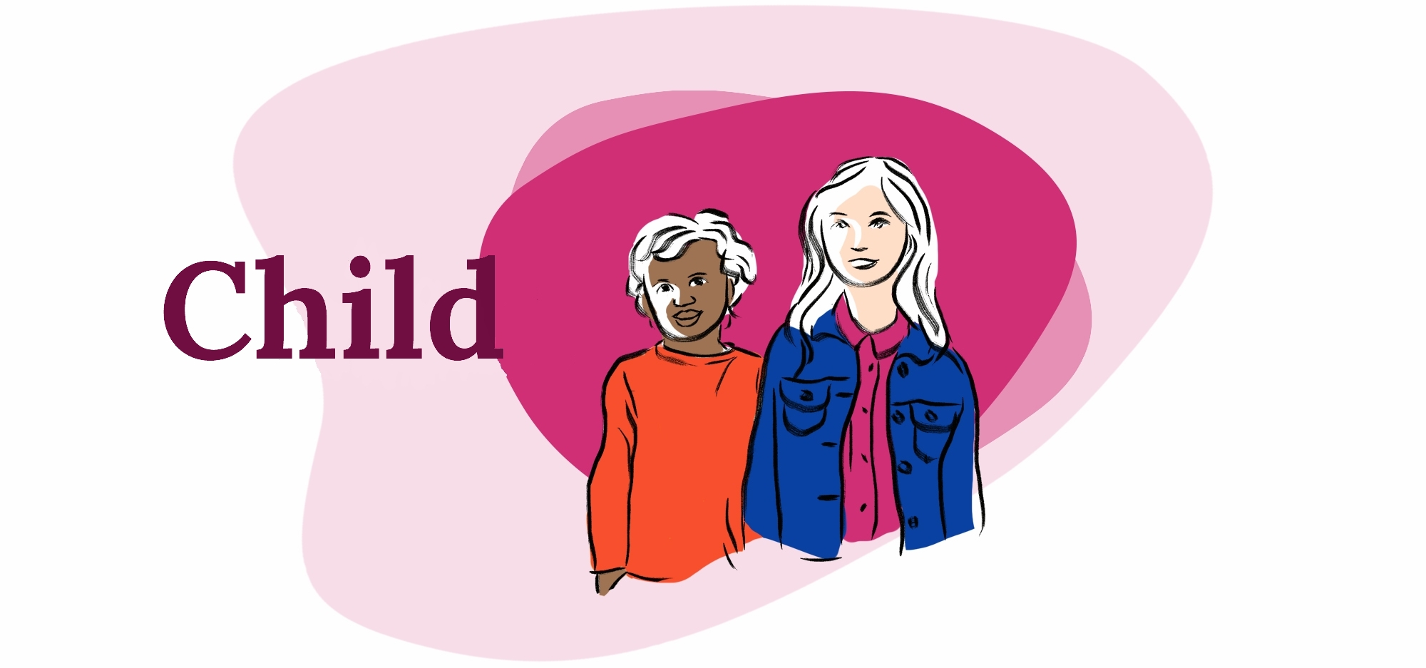 Representation of two children