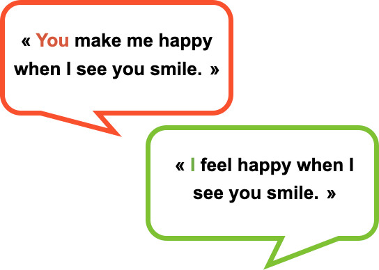 You make me happy when i see you smile.