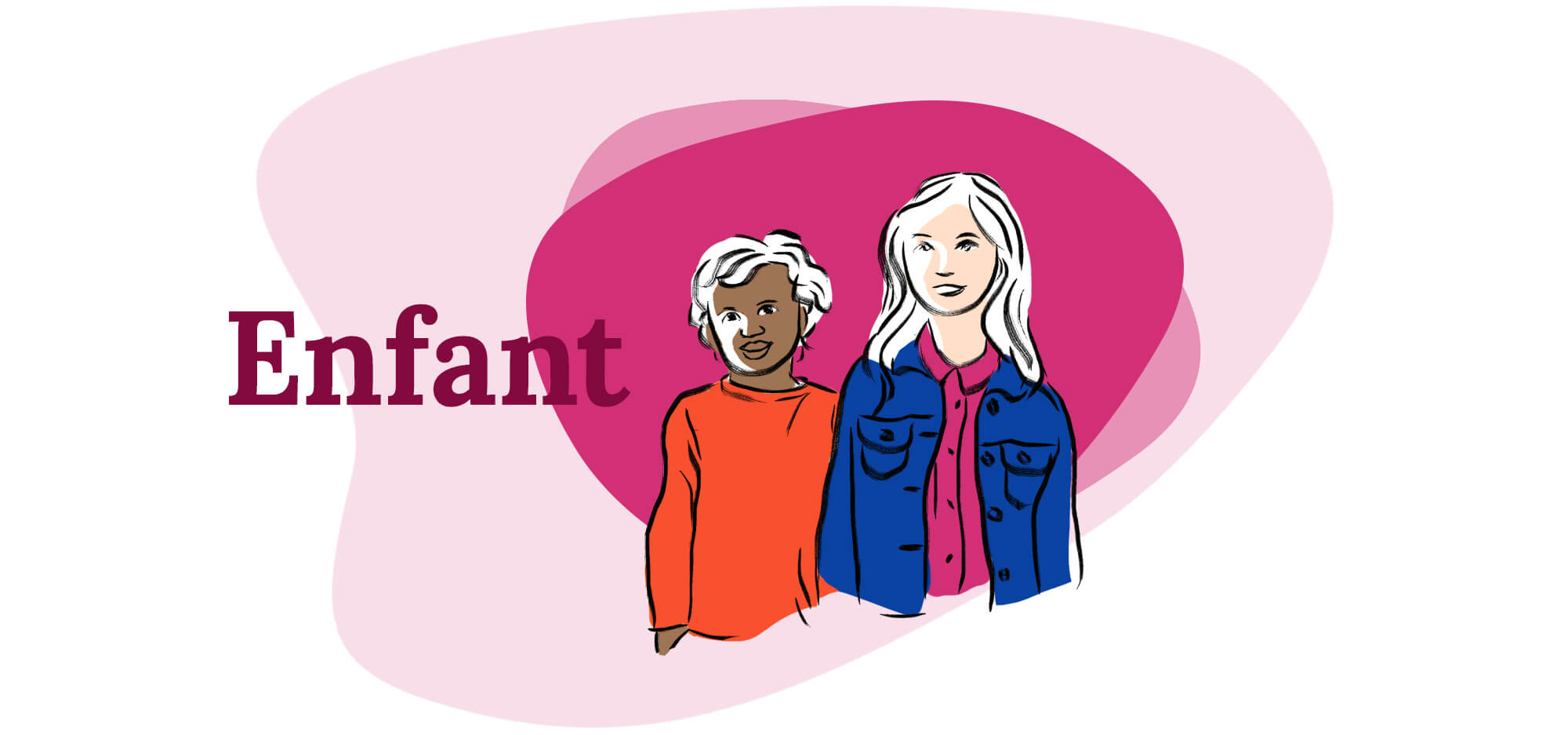 Représentation de deux enfants