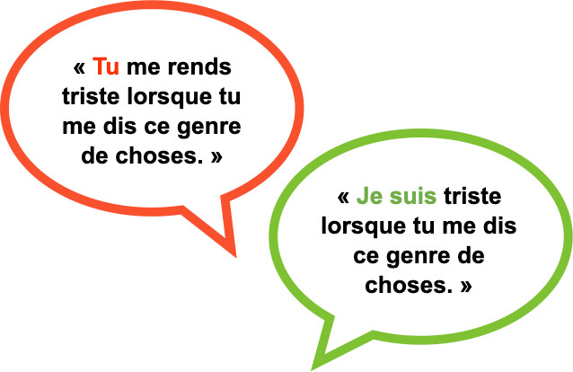 Tu me rends triste lorsque tu dis ce genre de choses.
